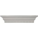 24"W x 4 1/2"H x 4 1/8"P Dentil Shelf