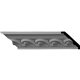 2 5/8"H x 2 3/8"P x 3 5/8"F x 96"L, (2" Repeat) Marseille French Scroll Crown Moulding