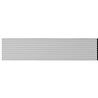 4"H x 3/8"P x 94 1/2"L Fluted Panel Moulding