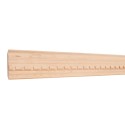 3/4" D x 2-3/4" H Oak Dentil Crown Moulding