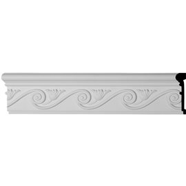 5 1/2"H x 1 3/8"P x 94 1/2"L Floral Panel Moulding