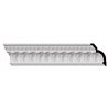 7 3/4"H x 5 1/2"P x 9 1/2"F x 96"L Odessa Leaf Dentil Crown Moulding