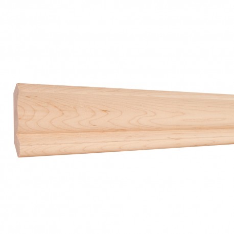 3/4" D x 3-3/8" H Alder Standard Crown Moulding