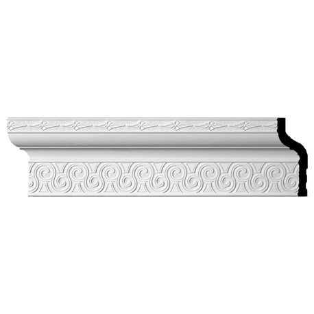 8 3/8"H x 3 3/4"P x 9"F x 96 "L, (6 7/8" Repeat), Bedford Crown Moulding