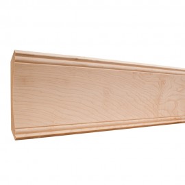3/4" D x 5-1/4" H Alder Ogee Cove Crown Moulding