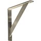 2W x 14D x 14H Traditional Bracket Stainless Steel