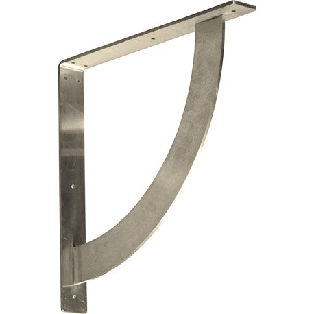 2W x 16D x 16H Bulwark Bracket Stainless Steel