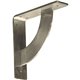 2"W x 8"D x 8"H Bulwark Bracket, Stainless Steel