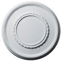 17 3/8"OD x 7 3/4"ID x 1 1/8"P Federal Roped Large Ceiling Medallion