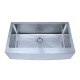 HA124 Stainless Steel Fabricated Farmhouse Style Kitchen Sink.