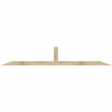 108"W x 18"H x 04"D x 4"F, 04/12 Pitch, Portland Rough Sawn Timber Gable Bracket, Douglas Fir