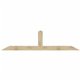 108"W x 18"H x 04"D x 4"F, 04/12 Pitch, Portland Rough Sawn Timber Gable Bracket, Douglas Fir