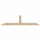108"W x 18"H x 04"D x 4"F, 04/12 Pitch, Portland Rough Sawn Timber Gable Bracket, Douglas Fir