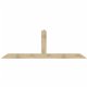 108"W x 18"H x 04"D x 4"F, 04/12 Pitch, Portland Rough Sawn Timber Gable Bracket, Douglas Fir