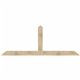 108"W x 18"H x 04"D x 4"F, 04/12 Pitch, Portland Rough Sawn Timber Gable Bracket, Douglas Fir