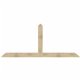 108"W x 18"H x 04"D x 4"F, 04/12 Pitch, Portland Rough Sawn Timber Gable Bracket, Douglas Fir