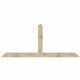 108"W x 18"H x 04"D x 4"F, 04/12 Pitch, Portland Rough Sawn Timber Gable Bracket, Douglas Fir