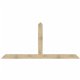 108"W x 18"H x 04"D x 4"F, 04/12 Pitch, Portland Rough Sawn Timber Gable Bracket, Douglas Fir
