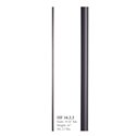 Plain Round Iron Baluster Satin Black