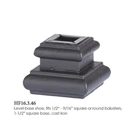 Level Base Shoe Satin Black