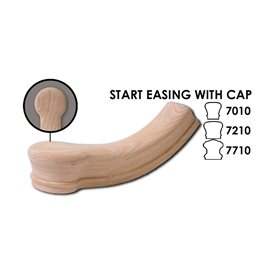 Start Easing with Cap Fitting For 6010 Handrail