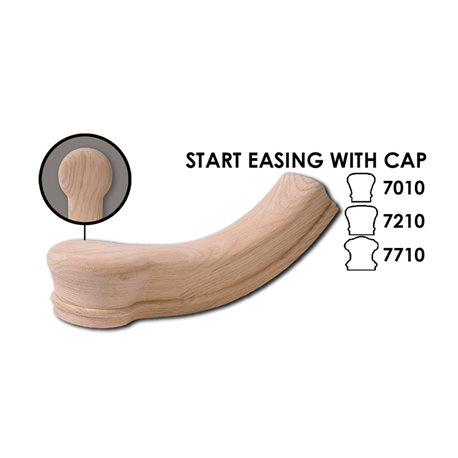 Start Easing with Cap Fitting For 6010 Handrail