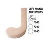 Left Hand Turnout Fitting For 6010 Handrail