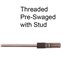 Pre Swaged Threaded Stud Cable - 10 Feet
