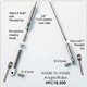 Inside to Inside Angle/Rake Cable Rail Kit