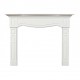 MTCARTIER-WHITE Fireplace Mantel