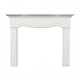 MTCARTIER-WHITE Fireplace Mantel