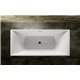 Virtu USA Serenity VTU-1271 71" x 31.5" Freestanding Soaking Bath Tub