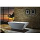 Virtu USA Serenity VTU-1271 71" x 31.5" Freestanding Soaking Bath Tub