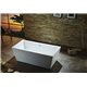 Virtu USA Serenity VTU-1367 67" x 27.5" Freestanding Soaking Bath Tub