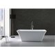 Virtu USA Serenity VTU-3467 67" x 29.5" Freestanding Soaking Bath Tub