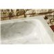 Virtu USA Mya Bathroom Vessel Sink in Bianco Carrara Marble