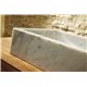 Virtu USA Mya Bathroom Vessel Sink in Bianco Carrara Marble