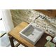 Virtu USA Mya Bathroom Vessel Sink in Bianco Carrara Marble