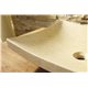 Virtu USA Icarus Bathroom Vessel Sink in Sunny Yellow Marble