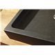 Virtu USA Nester Bathroom Vessel Sink in Shanxi Black Granite