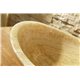 Virtu USA Phoenix Bathroom Vessel Sink in Honey Onyx Marble