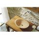 Virtu USA Phoenix Bathroom Vessel Sink in Honey Onyx Marble
