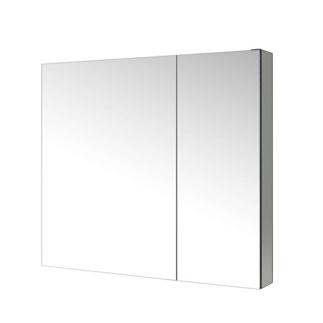 Confiant 30" Mirrored Medicine Cabinet Recessed or Surface Mount