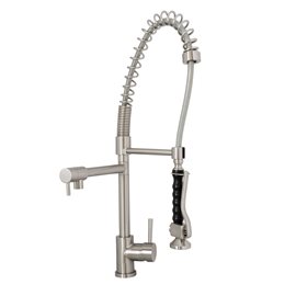 Virtu USA Torlan PSK-1006-BN Faucet in Brushed Nickel