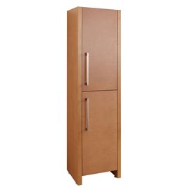 Delano 16" Modern Side Cabinet in Chestnut