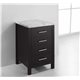 Caroline Parkway 20" Transitional Side Cabinet in Espresso