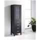 Wellmont 20" Modern Side Cabinet in Espresso