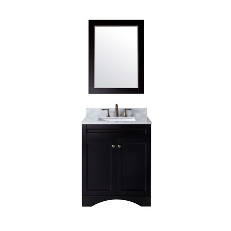 Elise 30" Single Bathroom Vanity Cabinet Set in Espresso