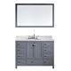 Caroline Avenue 48" Single Bathroom Vanity Cabinet Set in Grey