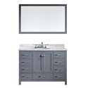 Caroline Avenue 48" Single Bathroom Vanity Cabinet Set in Grey